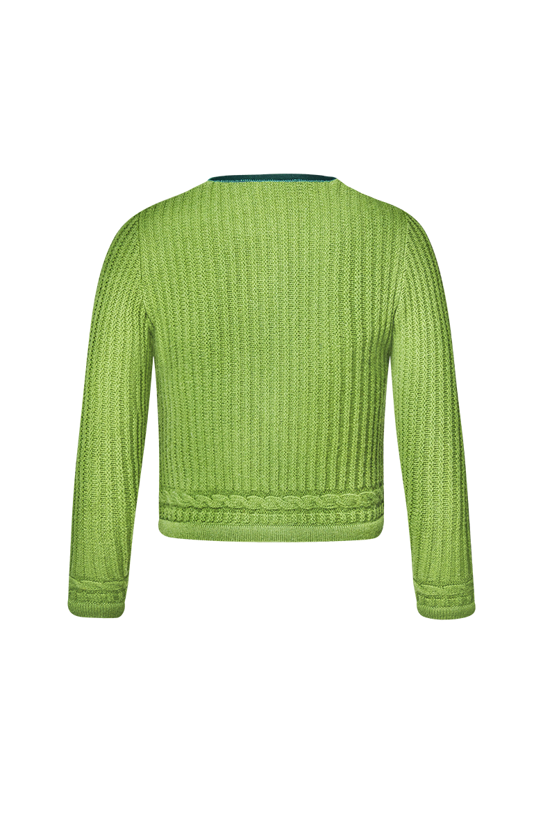 g-ssl-klassik-jacke-kinder-strickjacke-gr-n image 2