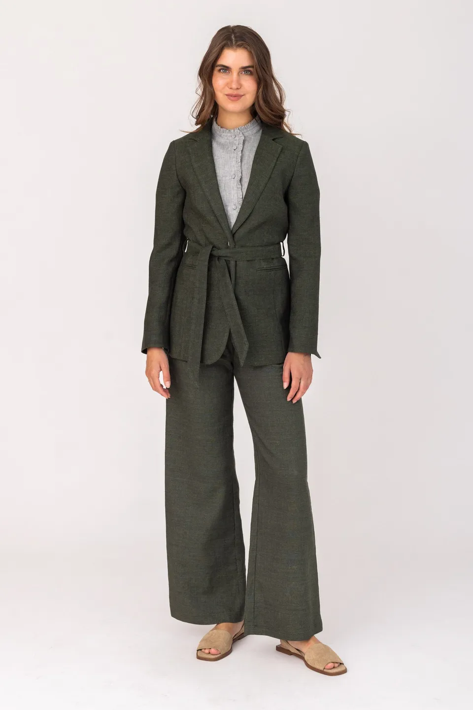 felicitas-hose-hildine-damen-leinenhose-lang-mit-stretch image 1