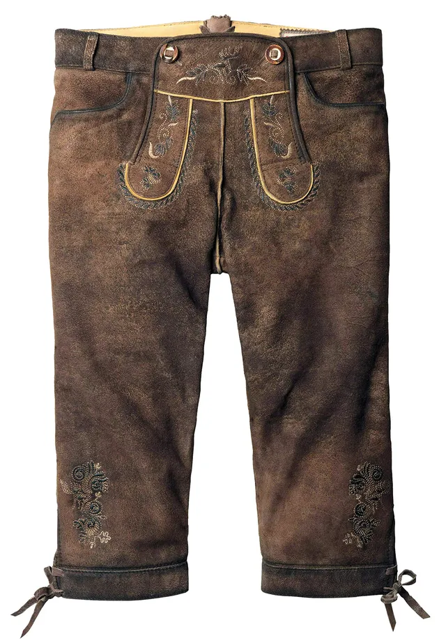 stockerpoint-trachtenlederhose-suzan-damen-lederhose-kurz image 1