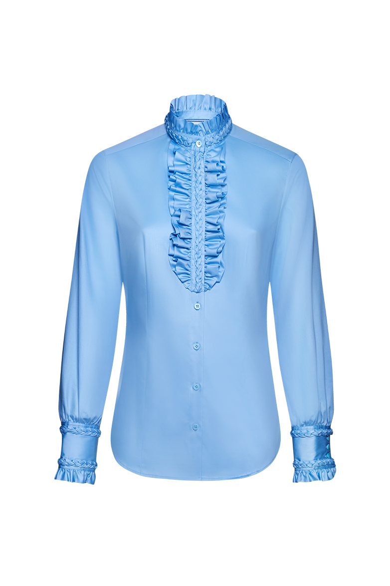 g-ssl-bluse-geflochtenes-meisterst-ck-blau image 1