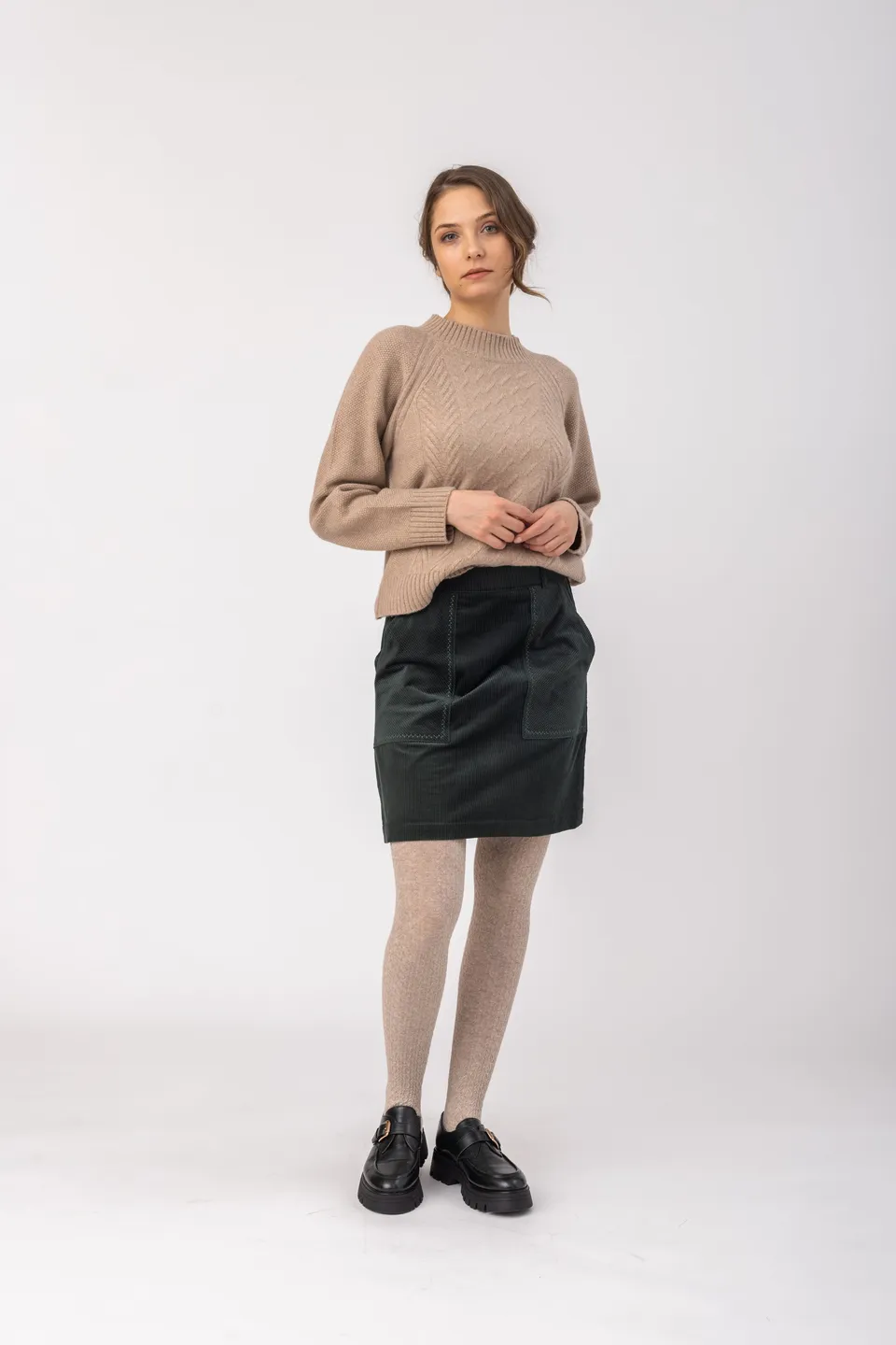felicitas-rock-runa-damen-kurzer-cordrock image 1