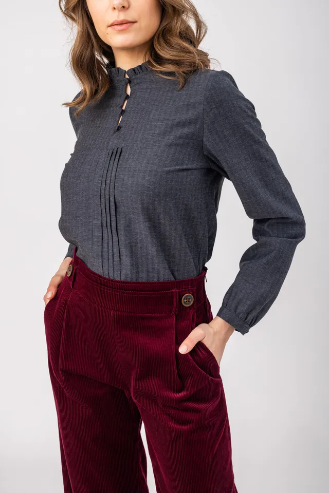 felicitas-barbarella-damen-bluse-langarm-baumwoll-flanell-r-sche image 1