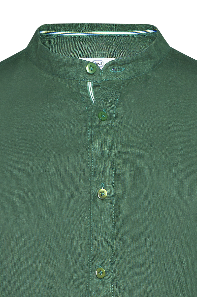 g-ssl-pfoad-aus-patiniertem-leinen-herren-trachtenhemd-gr-n-mit-gamserl image 3