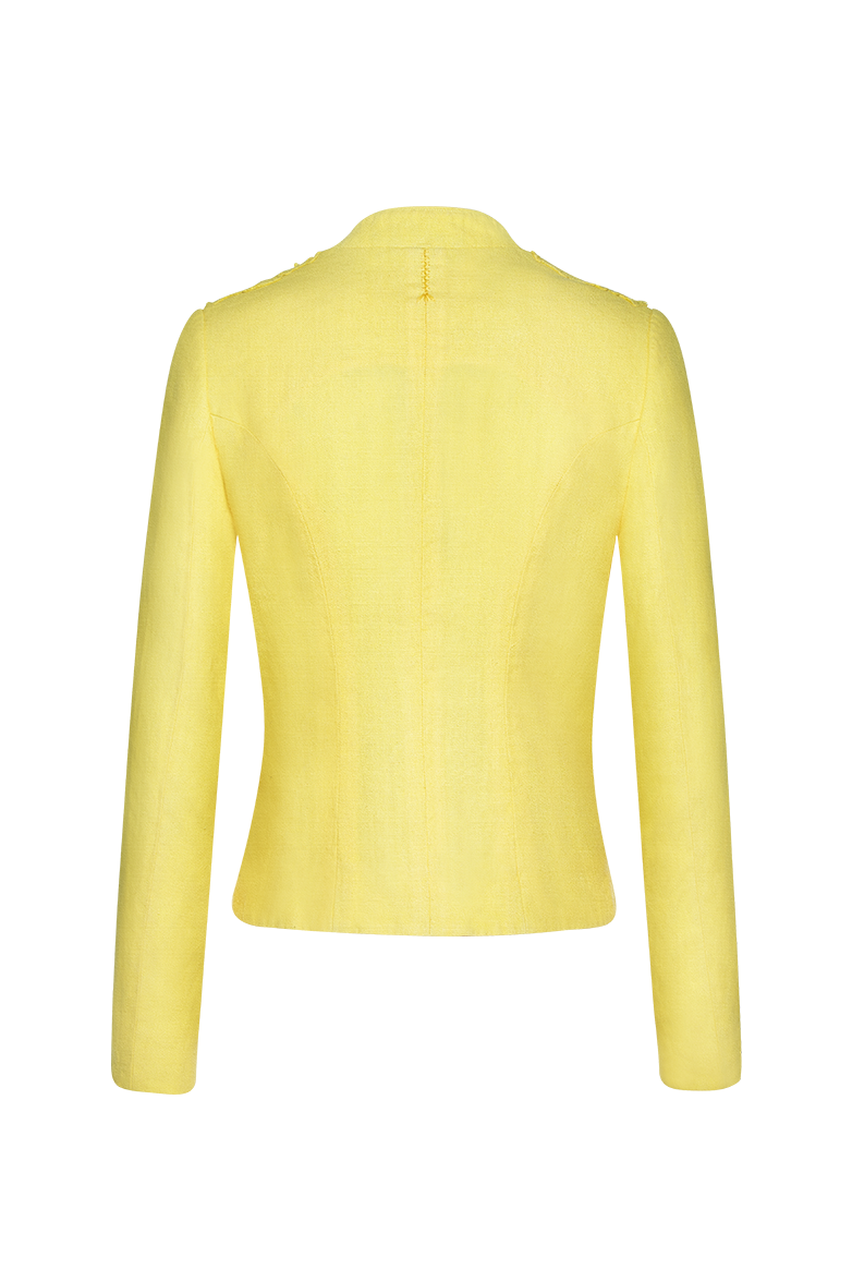 g-ssl-jacke-mit-geschichte-damen-leinenjacke-gelb image 2
