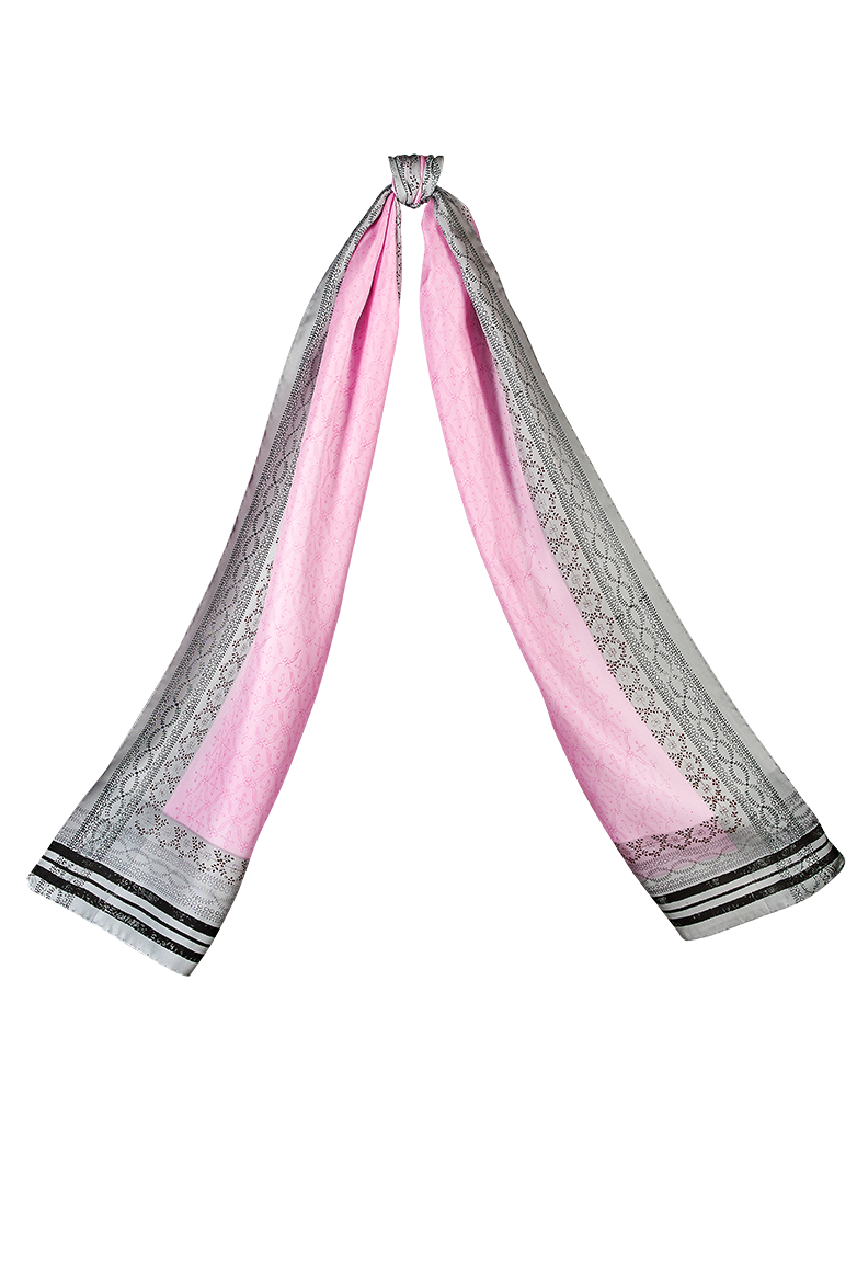 g-ssl-schal-aus-handdruckseide-rosa-modelmuster image 1