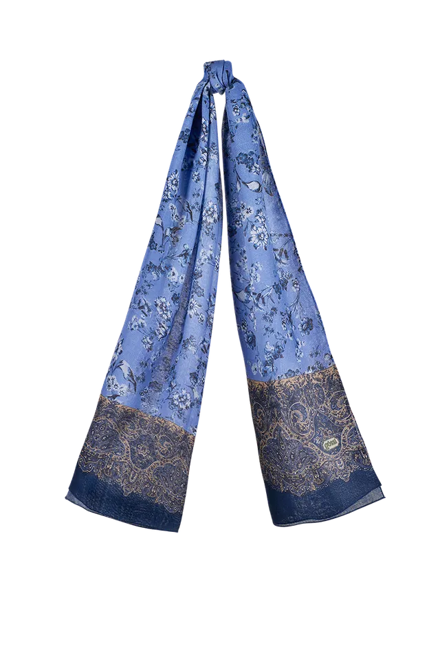 g-ssl-blumenschal-wolle-blau-damen image 1