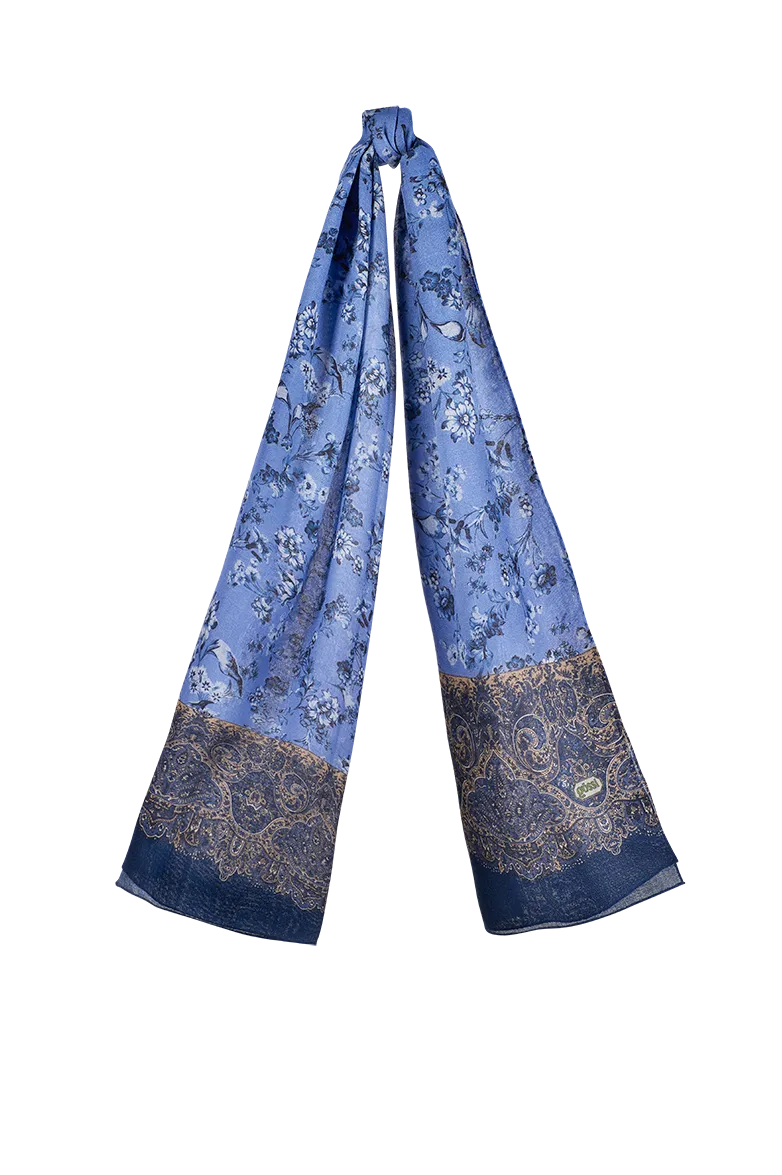 g-ssl-blumenschal-wolle-blau-damen image 1