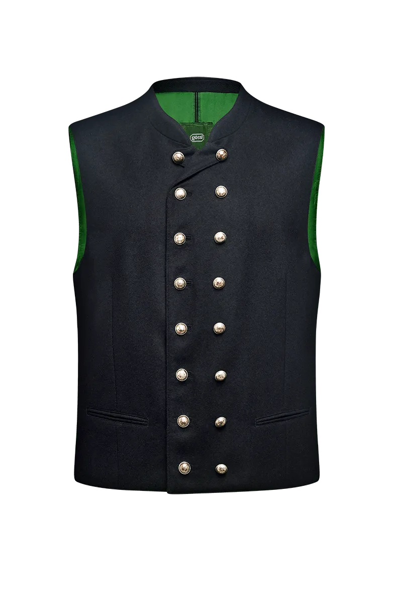 g-ssl-doppelreiher-gilet-aus-loden-grau-schwarz-herren image 1