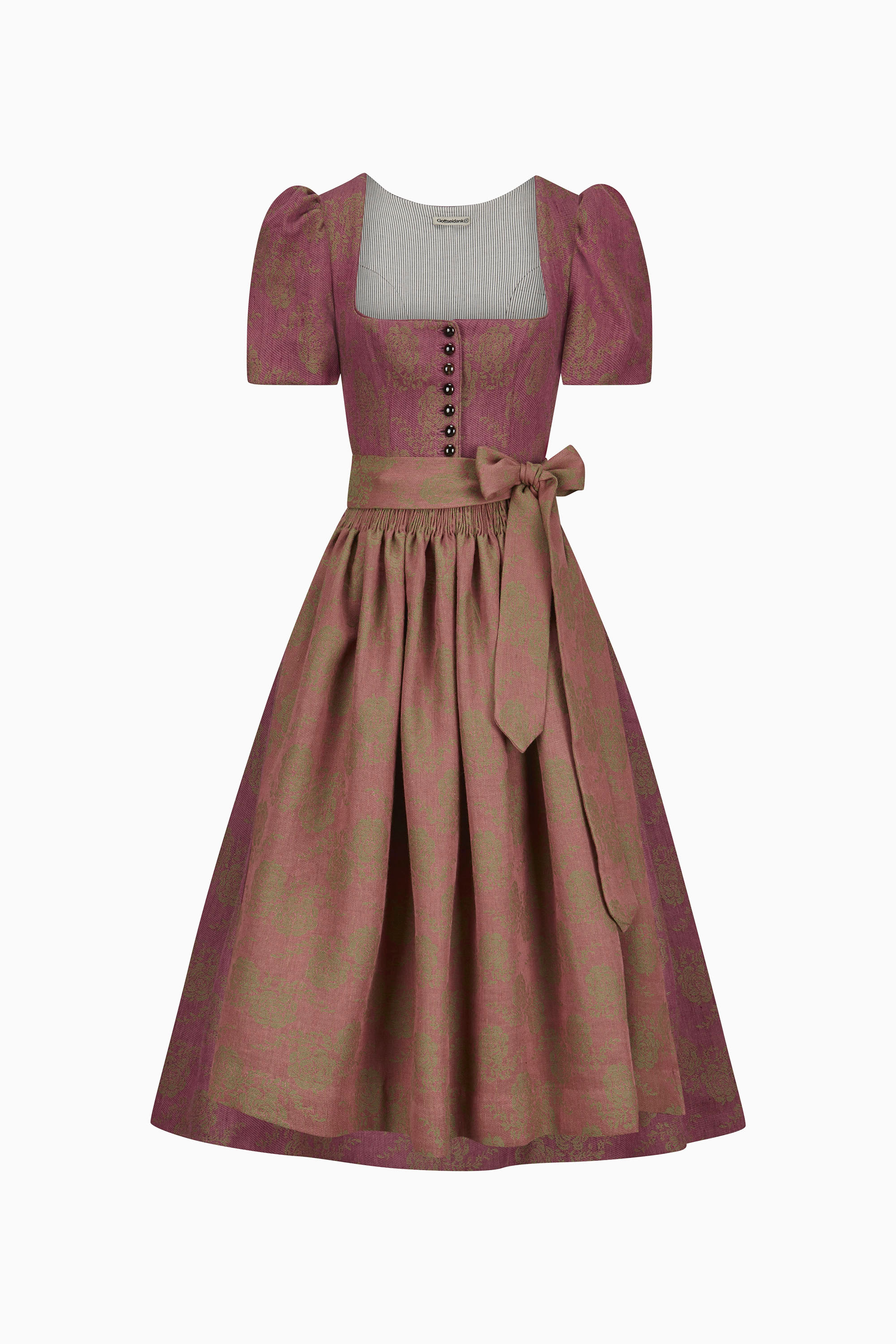 gottseidank-dirndl-laura-dirndl-mit-geradem-ausschnitt-und-kurzem-ballon-rmel image 1
