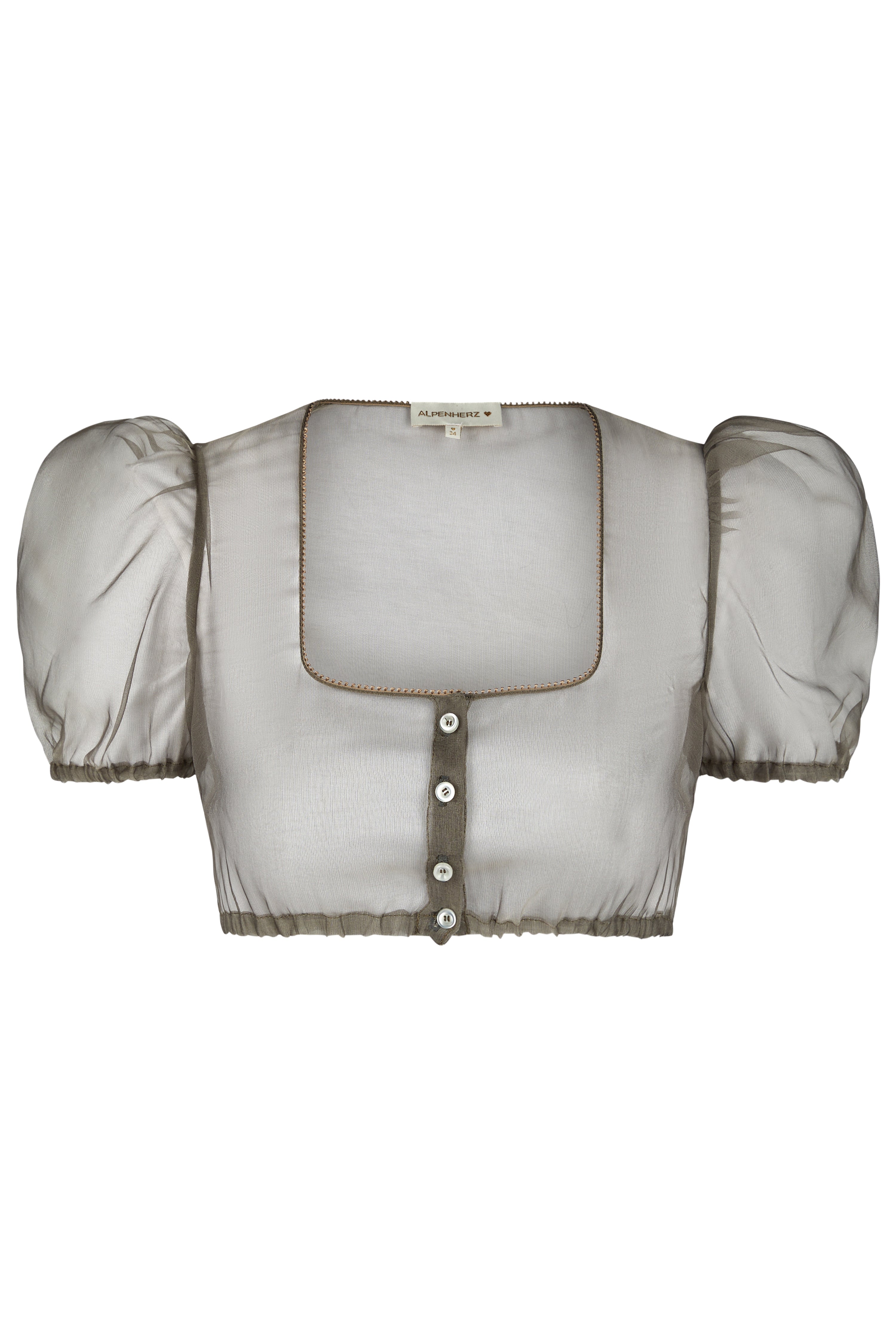 alpenherz-bluse-sarah-chiffon-mini-puff-beige-dirndlbluse image 1