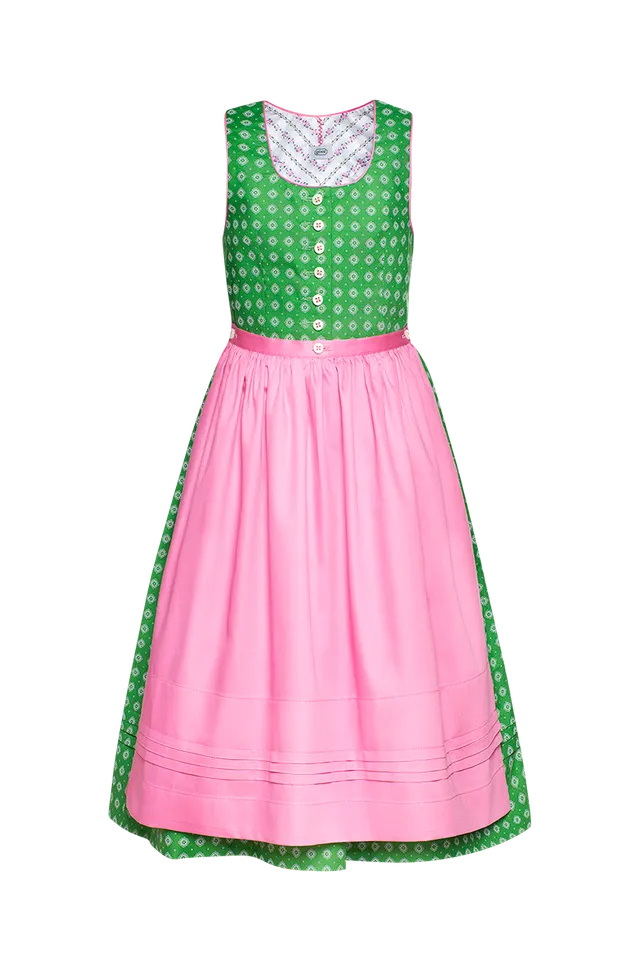 g-ssl-baumwolldirndl-kinder-kinderdirndl-gr-n-mit-sch-rze image 1