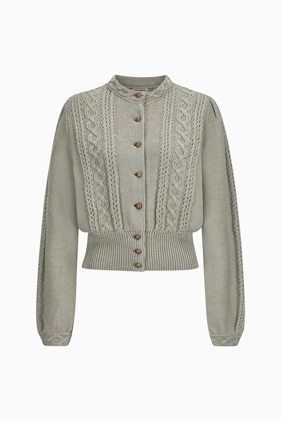 gottseidank-damenstrickjacke-lea-linksstrick-mit-stehkragen-2 image 1