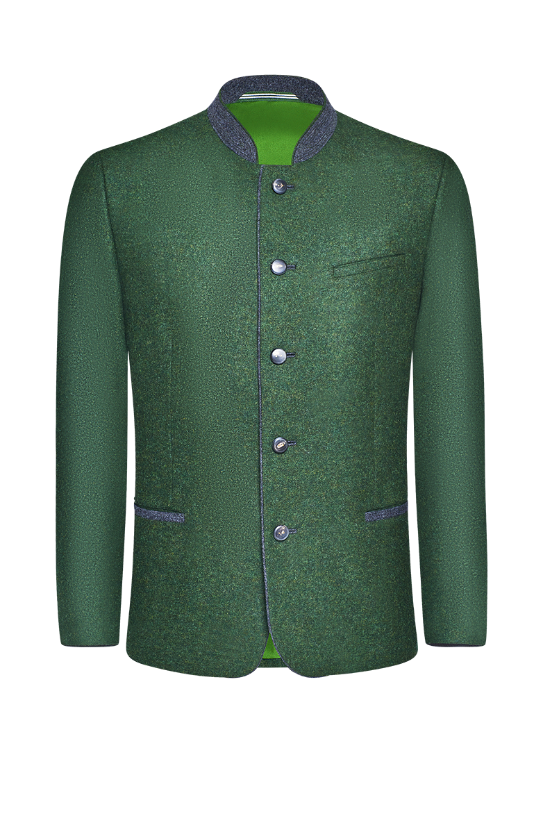 g-ssl-allroundjacke-herren-wolljacke-gr-n-mit-stehkragen image 1