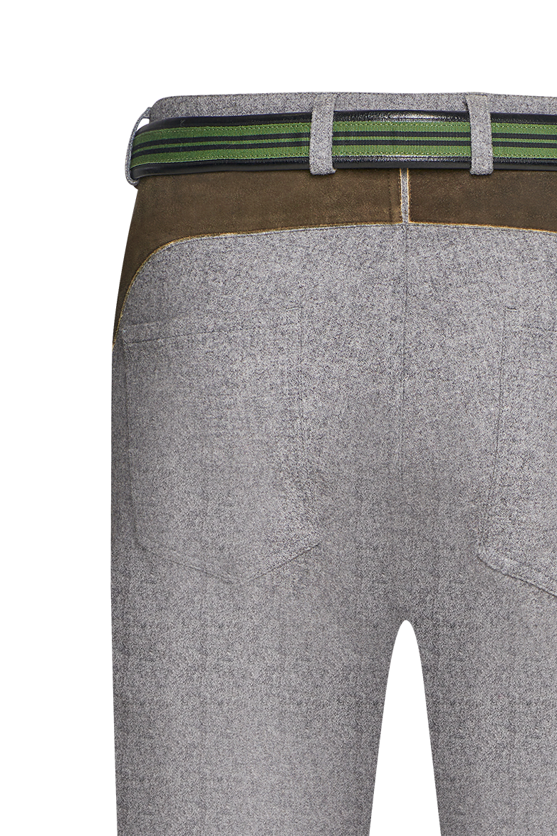 g-ssl-lodenhose-5-pocket-herren-grau-schwarz-mit-hirschleder image 6