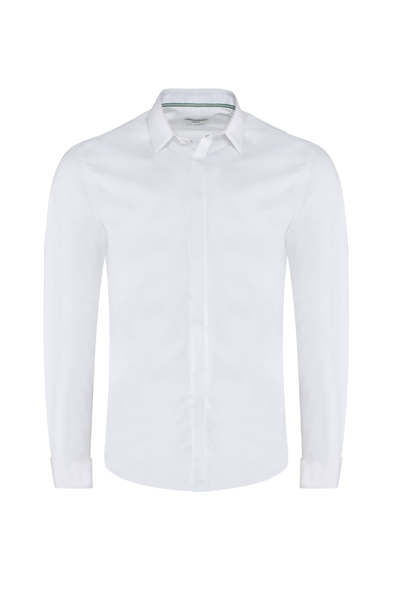 g-ssl-sein-gro-er-tag-hemd-herren-wei-baumwolle-doppelmanschette image 1