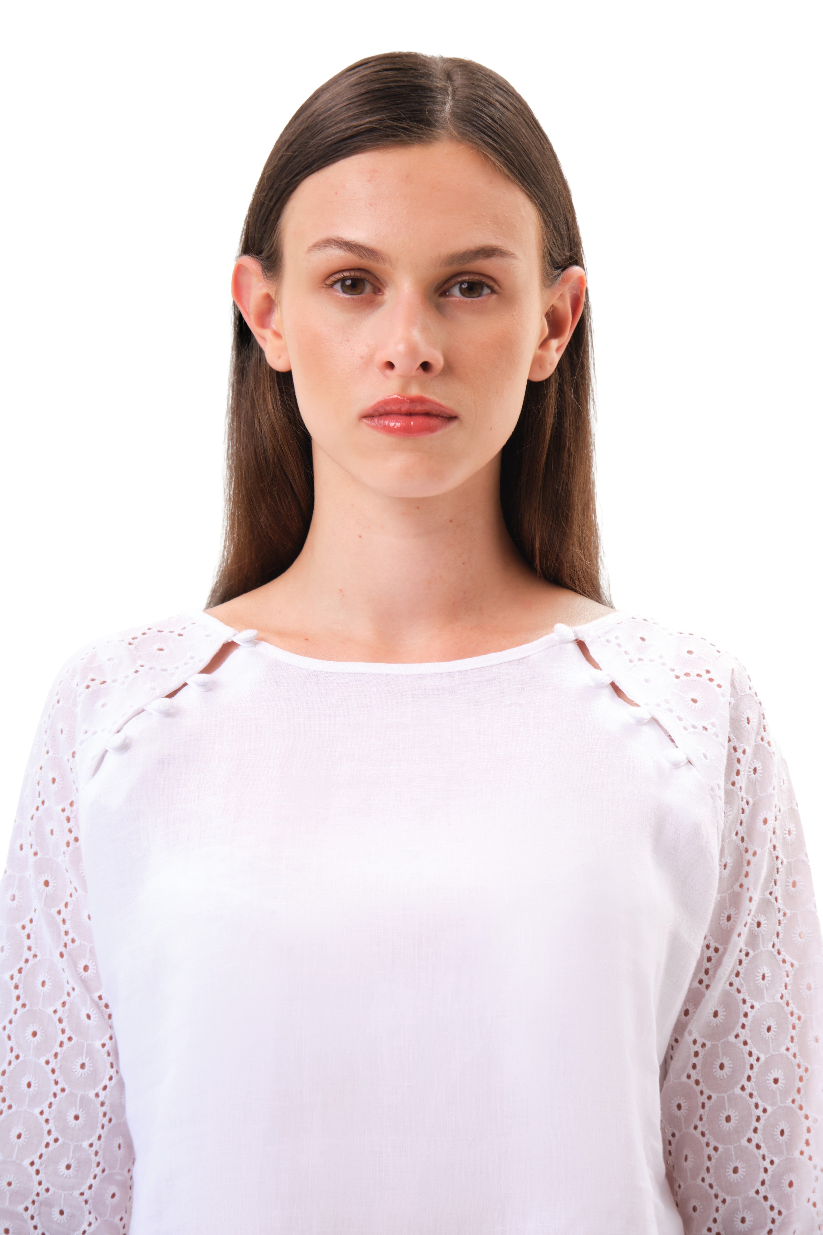 felicitas-damen-bluse-berlyn-leinen-bluse-mit-lochstick-rmeln image 4