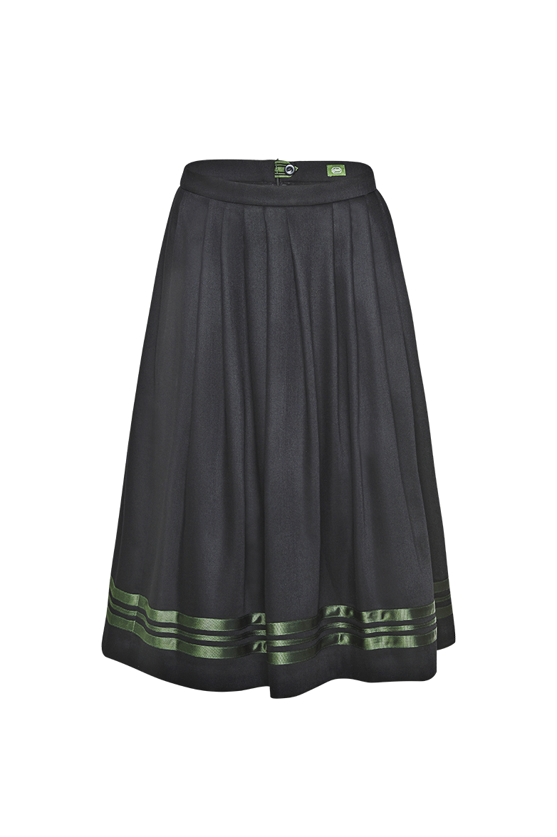 g-ssl-faltenrock-warmer-glanz-wollsatin-grau-schwarz image 1