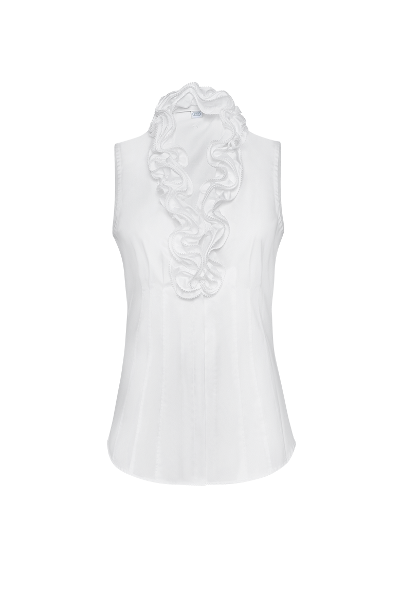 g-ssl-feine-opulenz-rmellose-bluse-wei-anna-plochl-satin image 1
