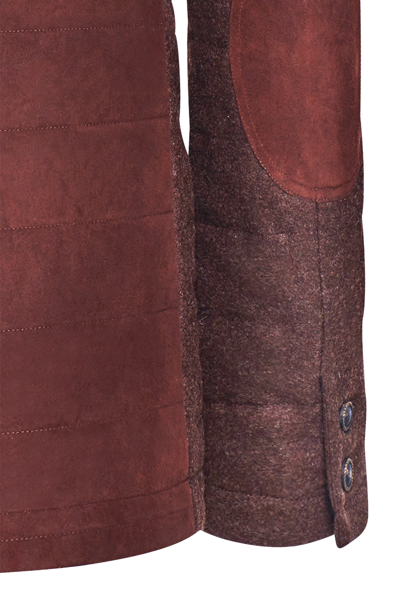 g-ssl-leder-trifft-loden-steppjacke-herren-braun image 6