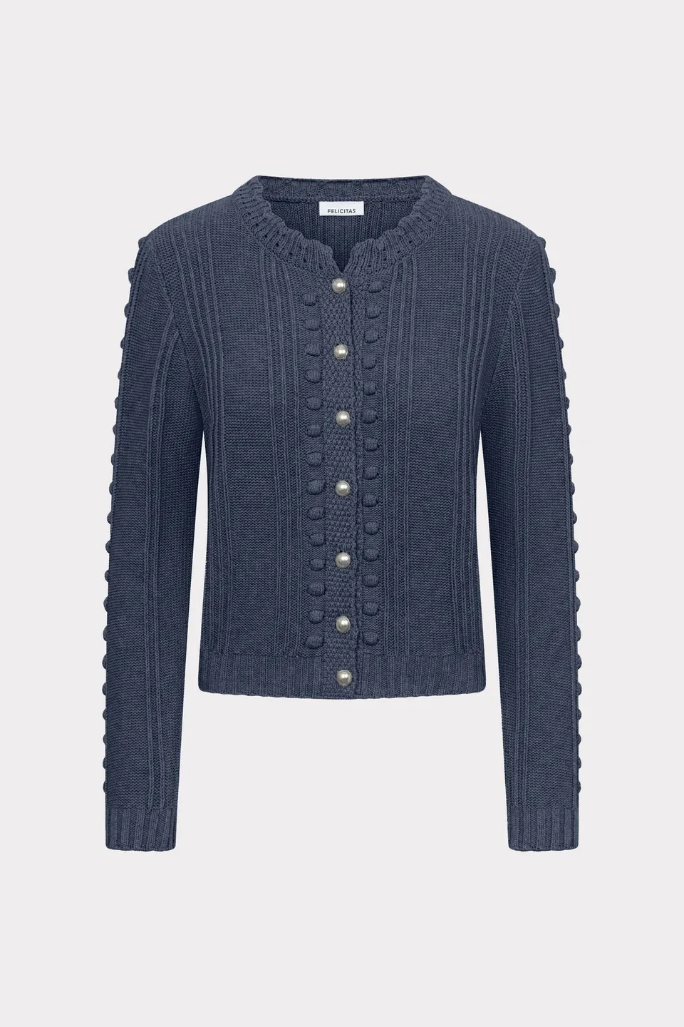 felicitas-strickcardigan-claudine-baumwoll-wolle-silberkn-pfe image 1
