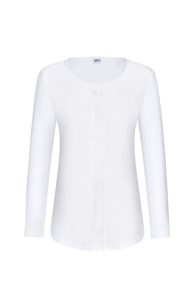 g-ssl-ranken-shirt-damen-langarm-shirt-wei-aus-leinen-mix image 1