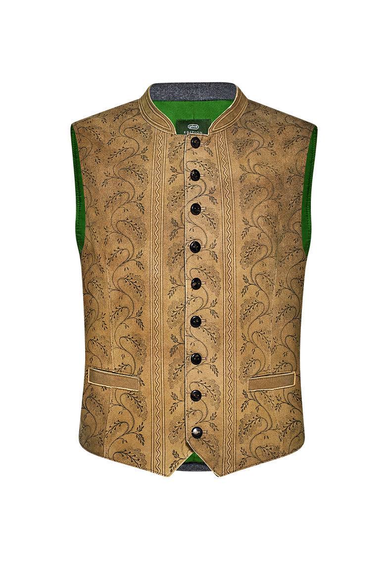 g-ssl-gilet-aus-hirschleder-herren-handdruck image 1