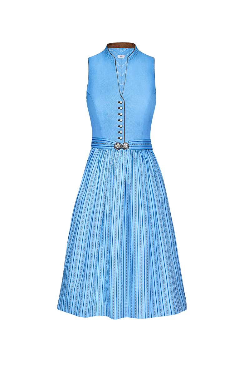 g-ssl-dirndl-mit-stehkragen-blau-70-cm image 4