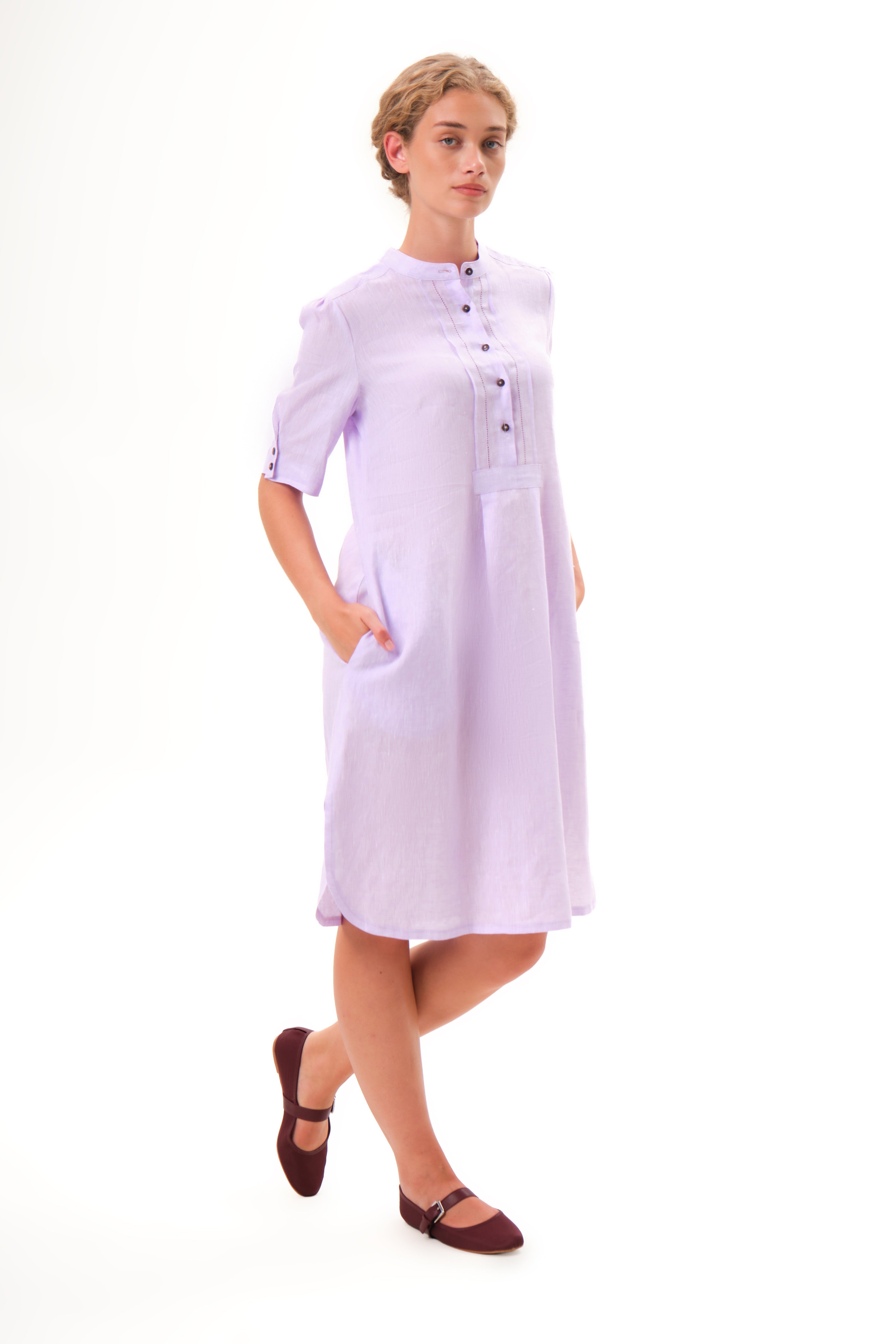 felicitas-kareen-damen-kleid-leinen-baumwolle-mit-taschen image 4