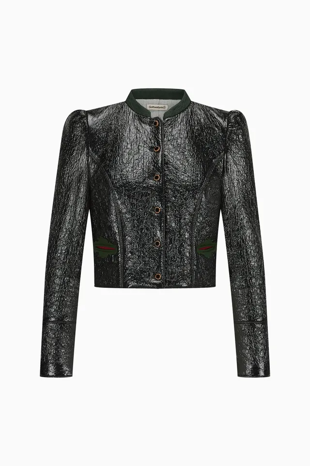 gottseidank-miederjacke-flora-bestickter-kontrast-stehkragen image 1