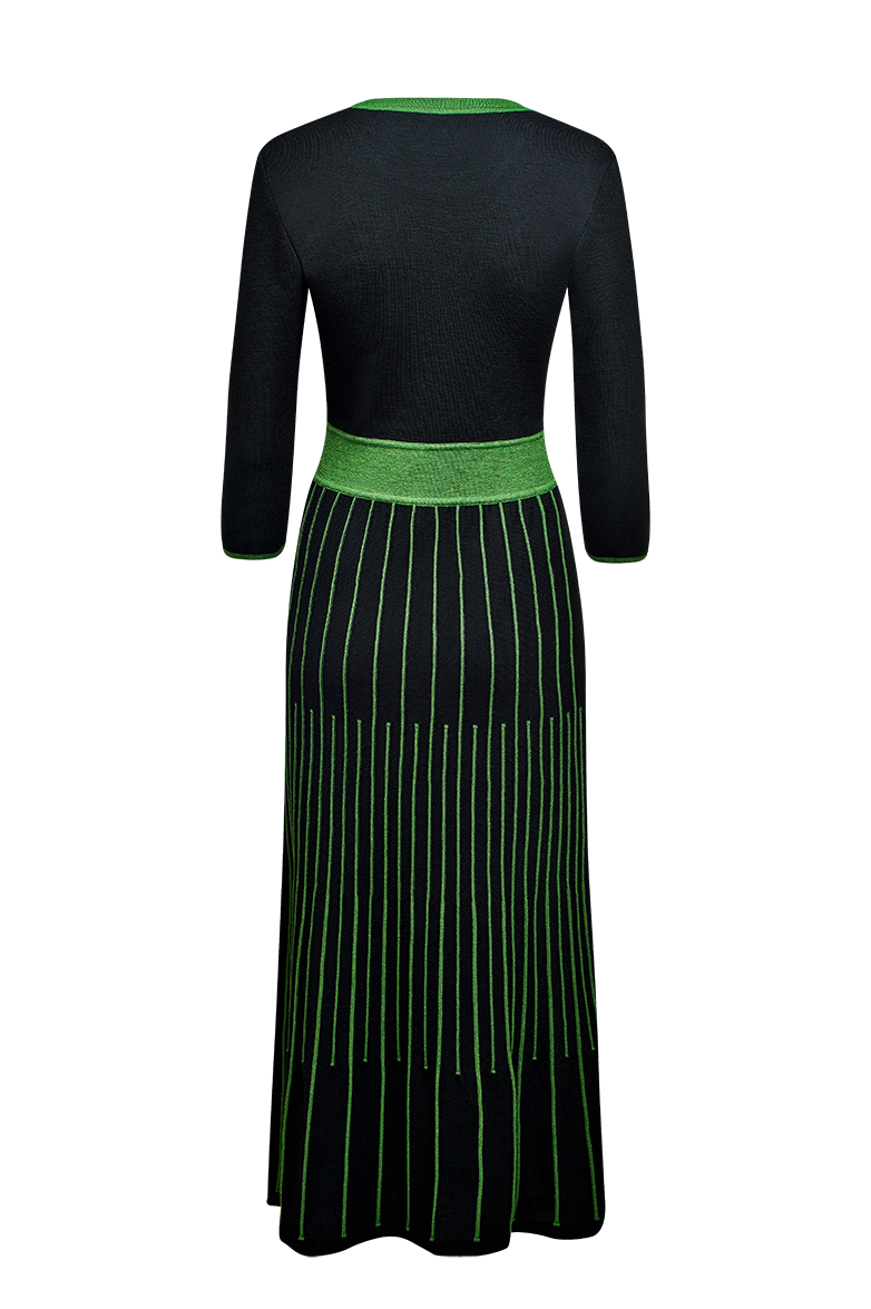 g-ssl-strickkleid-mit-gestrickten-biesen-merino-hutkleid-grau-schwarz image 2