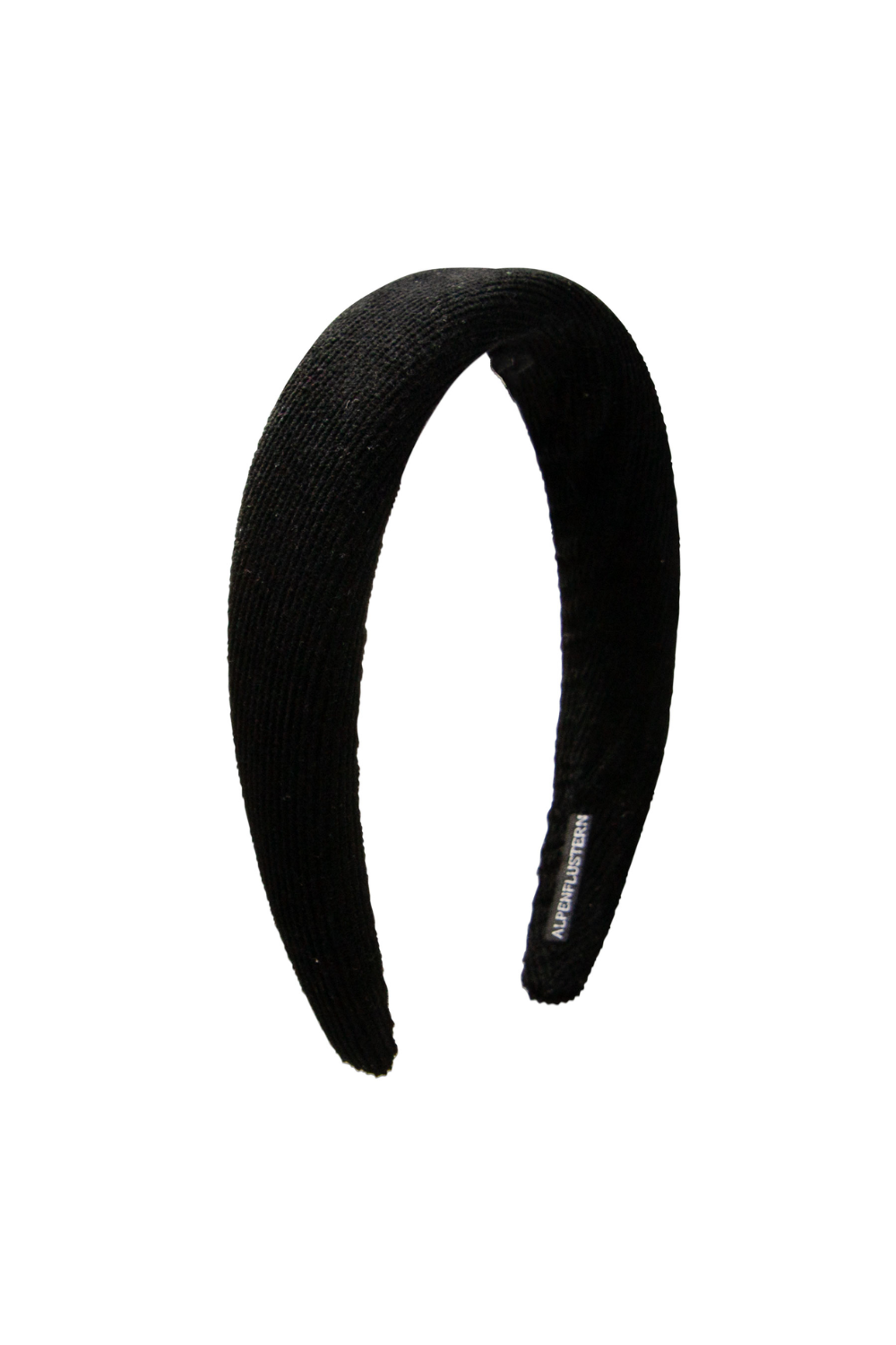 alpenherz-haarreif-babycord-schwarz-damen-accessoire image 1