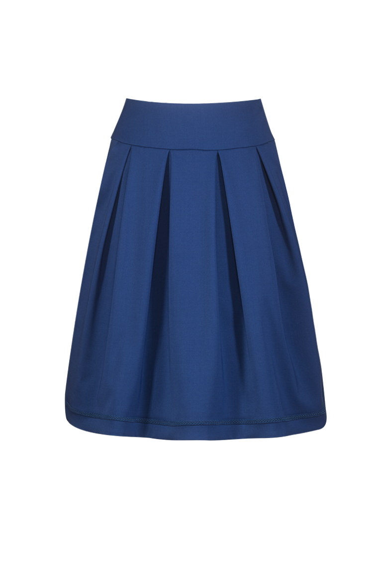 g-ssl-reich-mir-deine-hand-dirndlrock-blau-wolle image 1