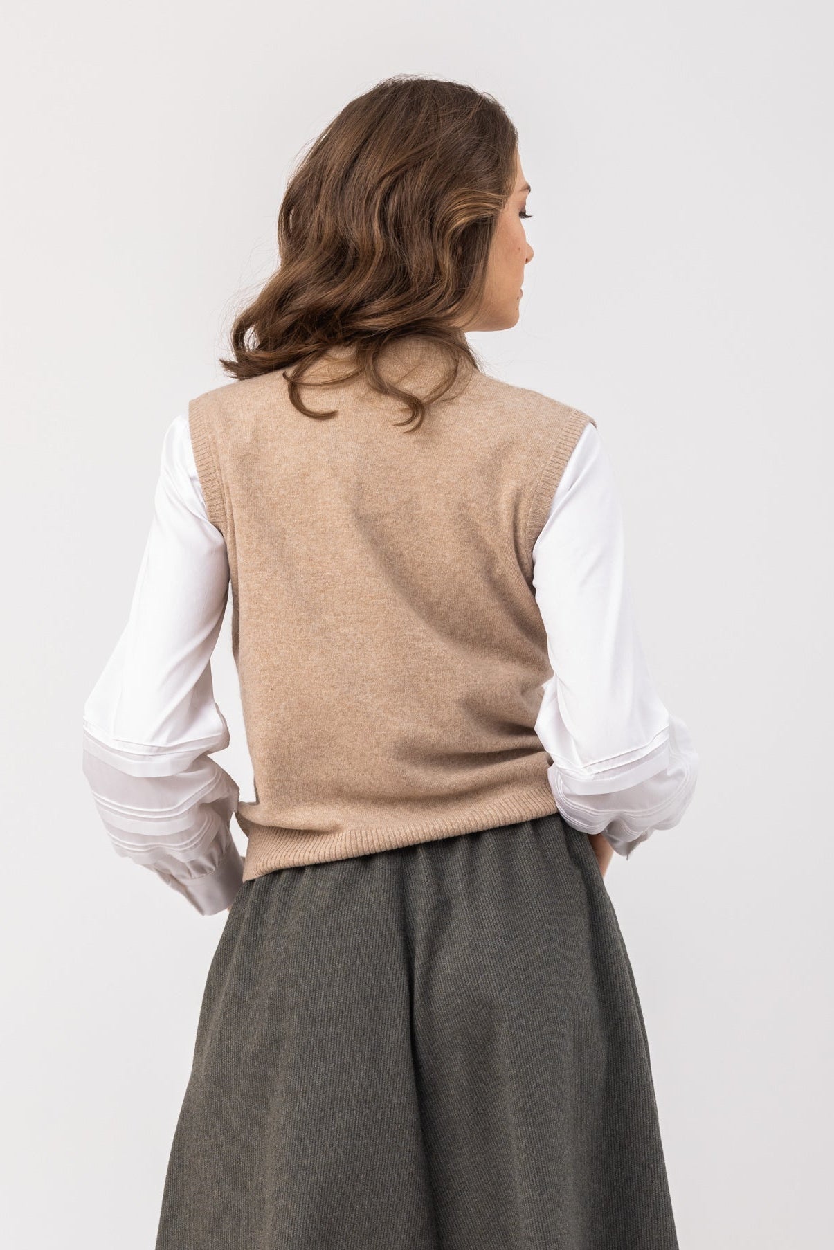 felicitas-damen-strick-pullunder-panja-woll-kaschmir image 2
