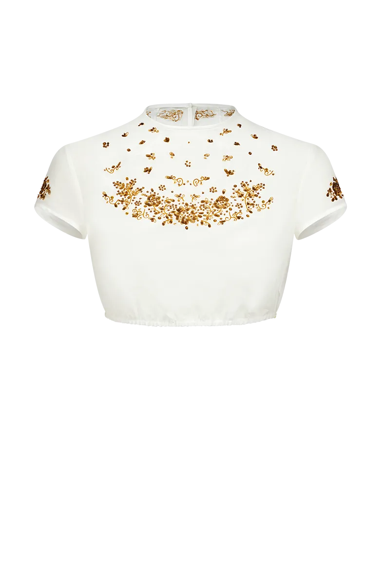 g-ssl-goldbluse-dirndlbluse-kurzarm-mit-perlen-pailletten image 1