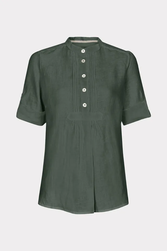 felicitas-bluse-balthild-damen-leinenbluse-mit-borte image 1