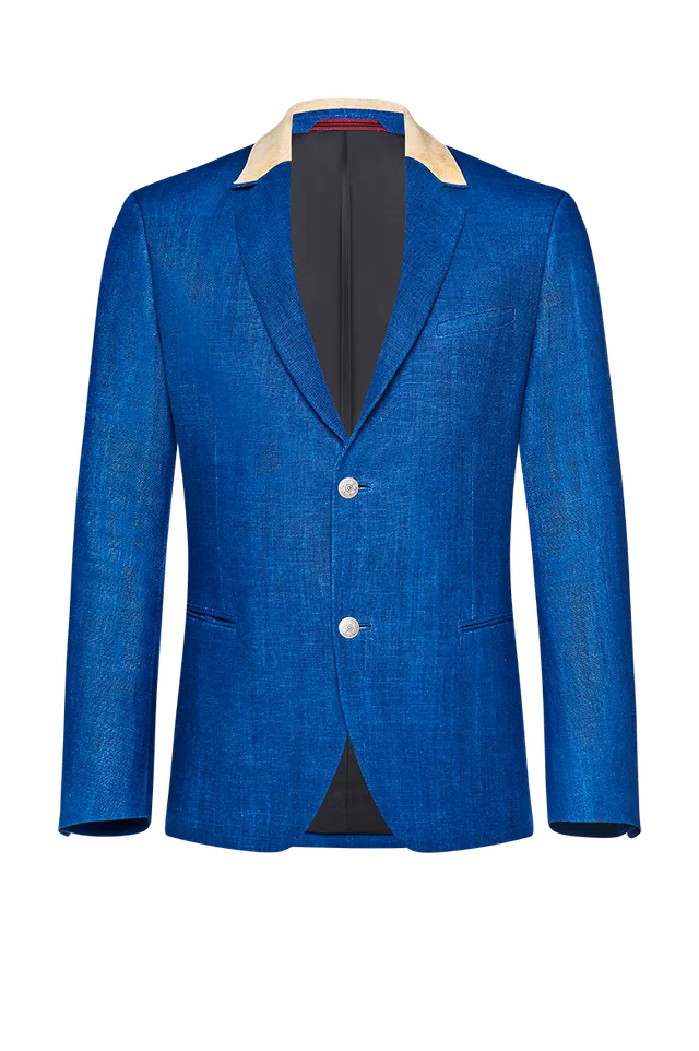 g-ssl-reversjacke-blaue-noblesse-leinen-blau-herren image 1