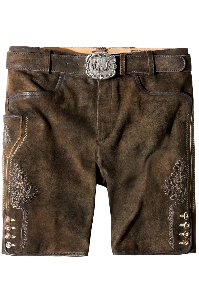stockerpoint-trachtenlederhose-corbi4-herren-kurze-lederhose-ziegenleder image 1