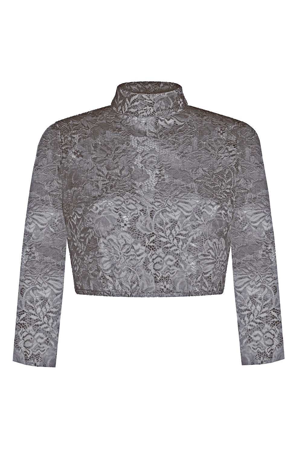 alpenherz-dirndlbluse-estelle-3-4-arm-grau image 1
