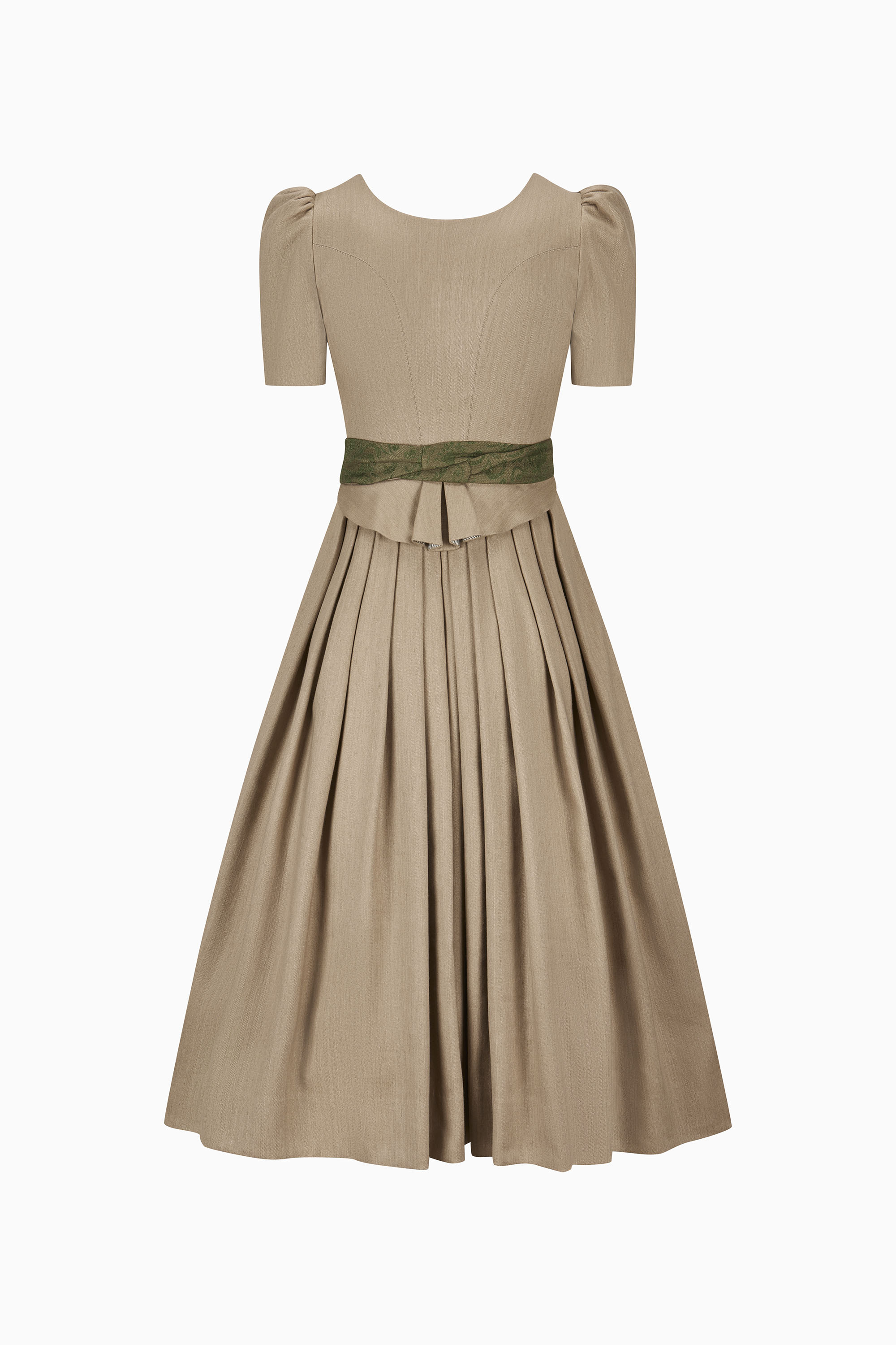gottseidank-dirndl-hanni-midi-dirndl-mit-geradem-ausschnitt-und-puffarm image 3