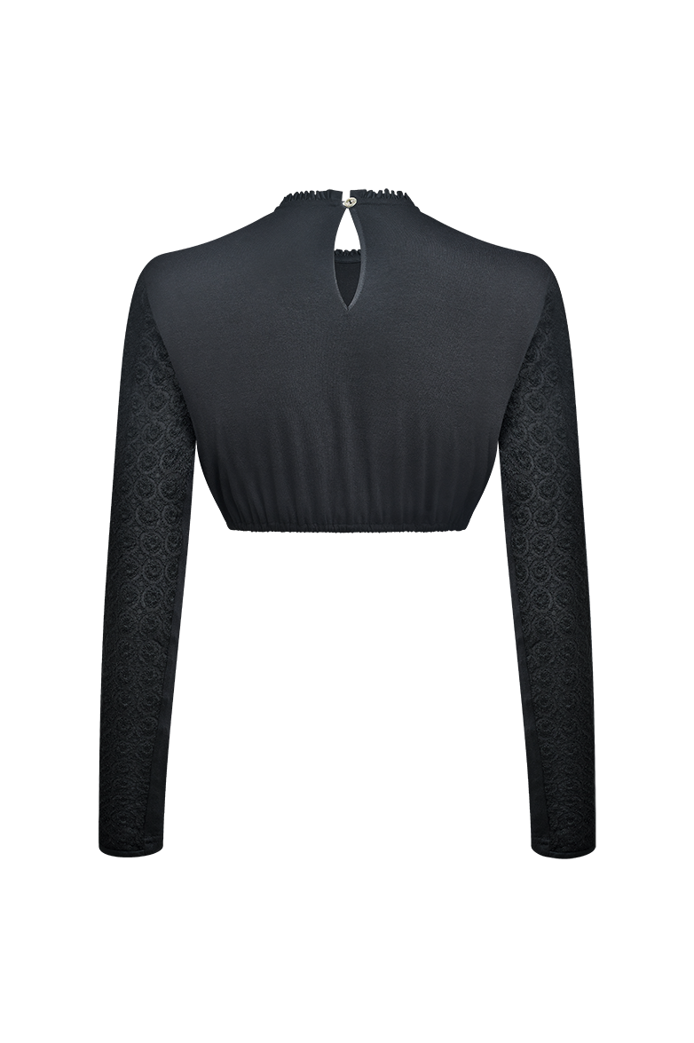 g-ssl-dirndlbluse-langarm-grau-schwarz-bestickte-baumwolle-mit-r-schen image 2