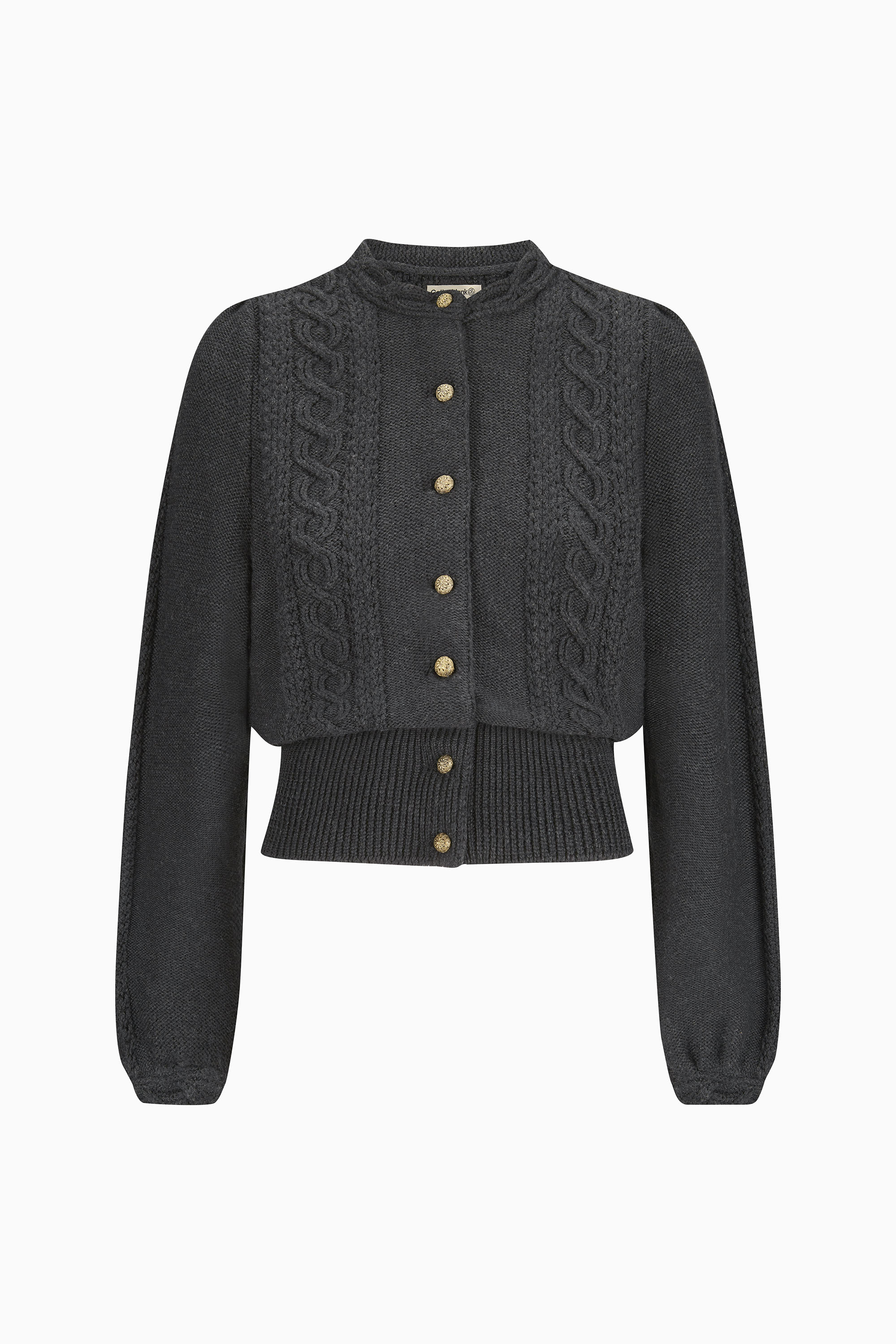 gottseidank-damenstrickjacke-lea-linksstrickjacke-mit-stehkragen image 1