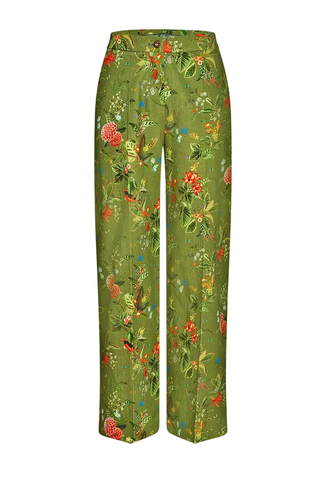 g-ssl-florale-hose-damen-wide-leg-gr-n-baumwolle image 1
