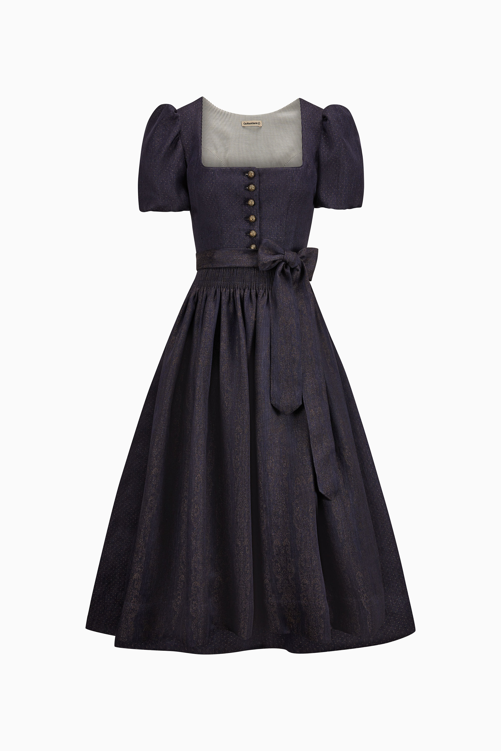 gottseidank-dirndl-laura-dirndl-mit-geradem-ausschnitt-und-kurzem-puffarm-3 image 1
