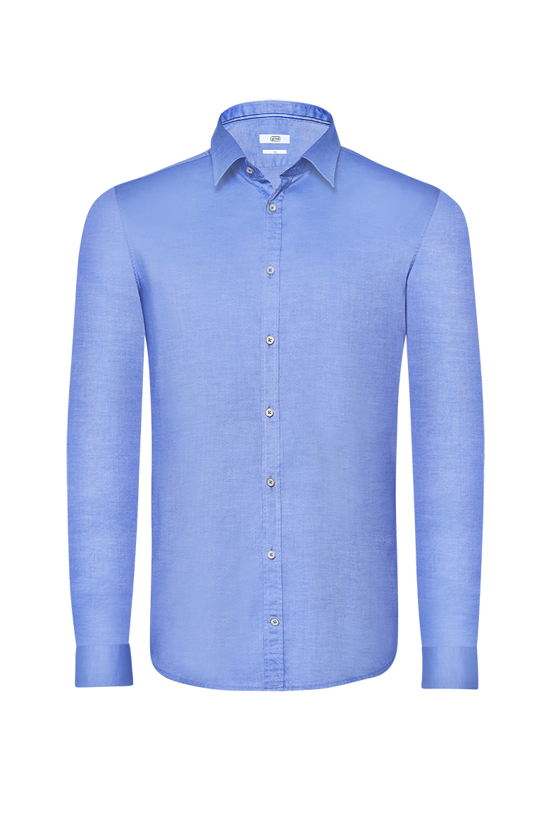 g-ssl-mit-stil-zum-erfolg-oxford-hemd-herren-blau-slim image 1