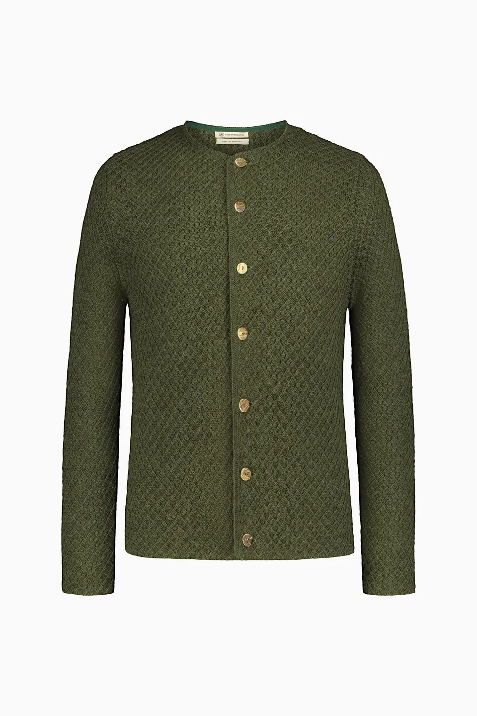 gottseidank-herrenstrickjacke-xaver-uni-strickjacke-im-waffelmuster-2 image 1