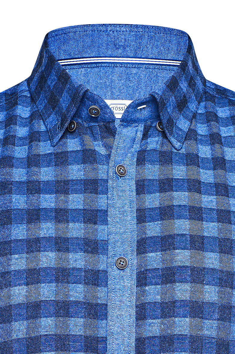 g-ssl-kariertes-flanellhemd-blau-herren-slim image 3