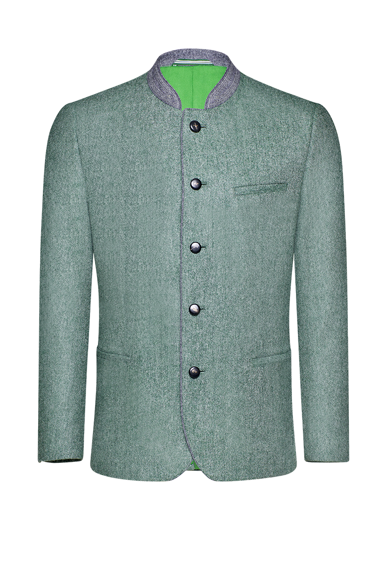 g-ssl-melange-jacke-herren-janker-wollstoff-gr-n image 1