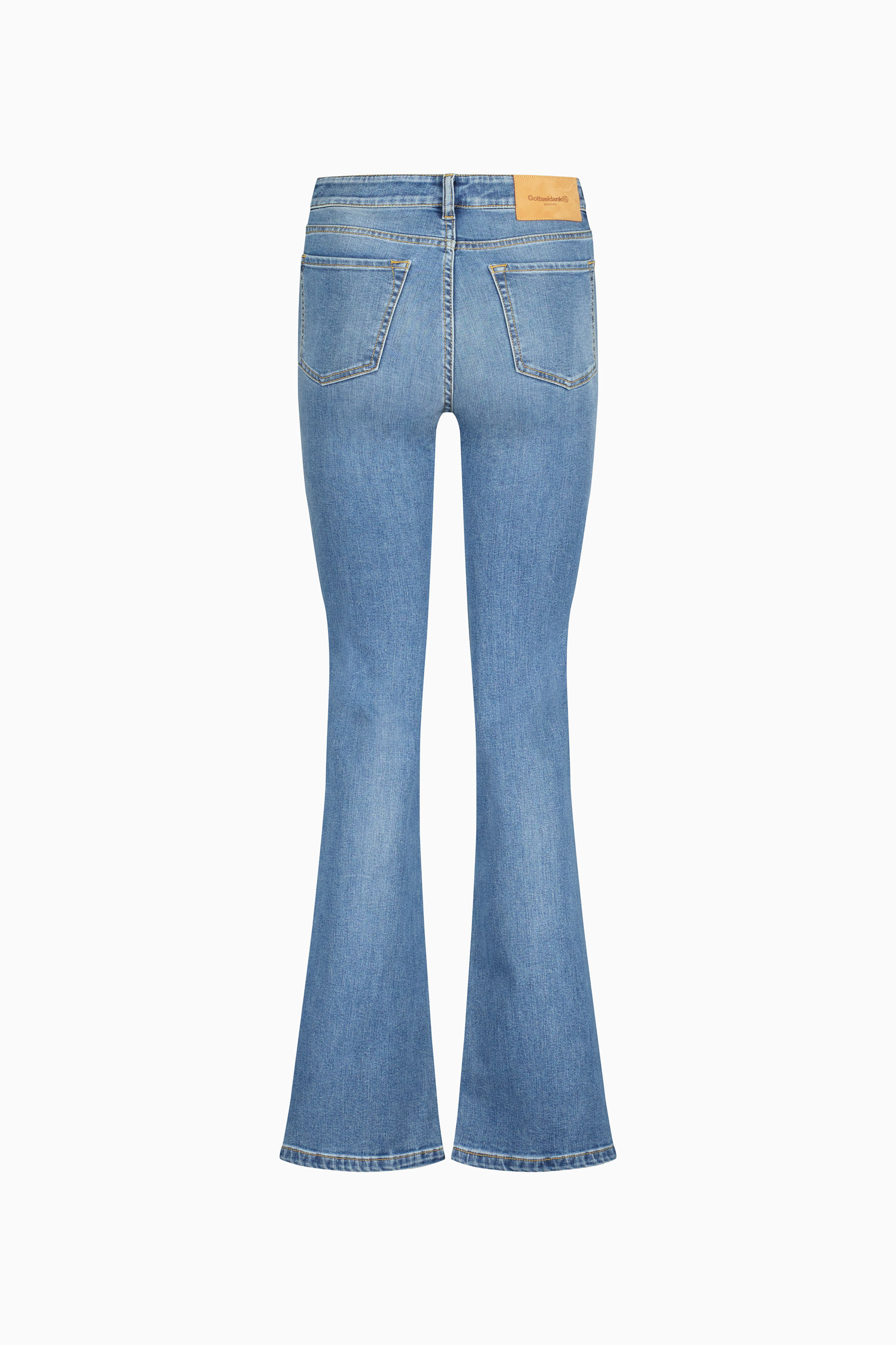 gottseidank-leslie-damenjeans-high-waist-schlagjeans-2 image 3