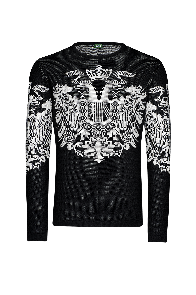 g-ssl-strickpullover-mit-doppeladler-aus-merinowolle image 1