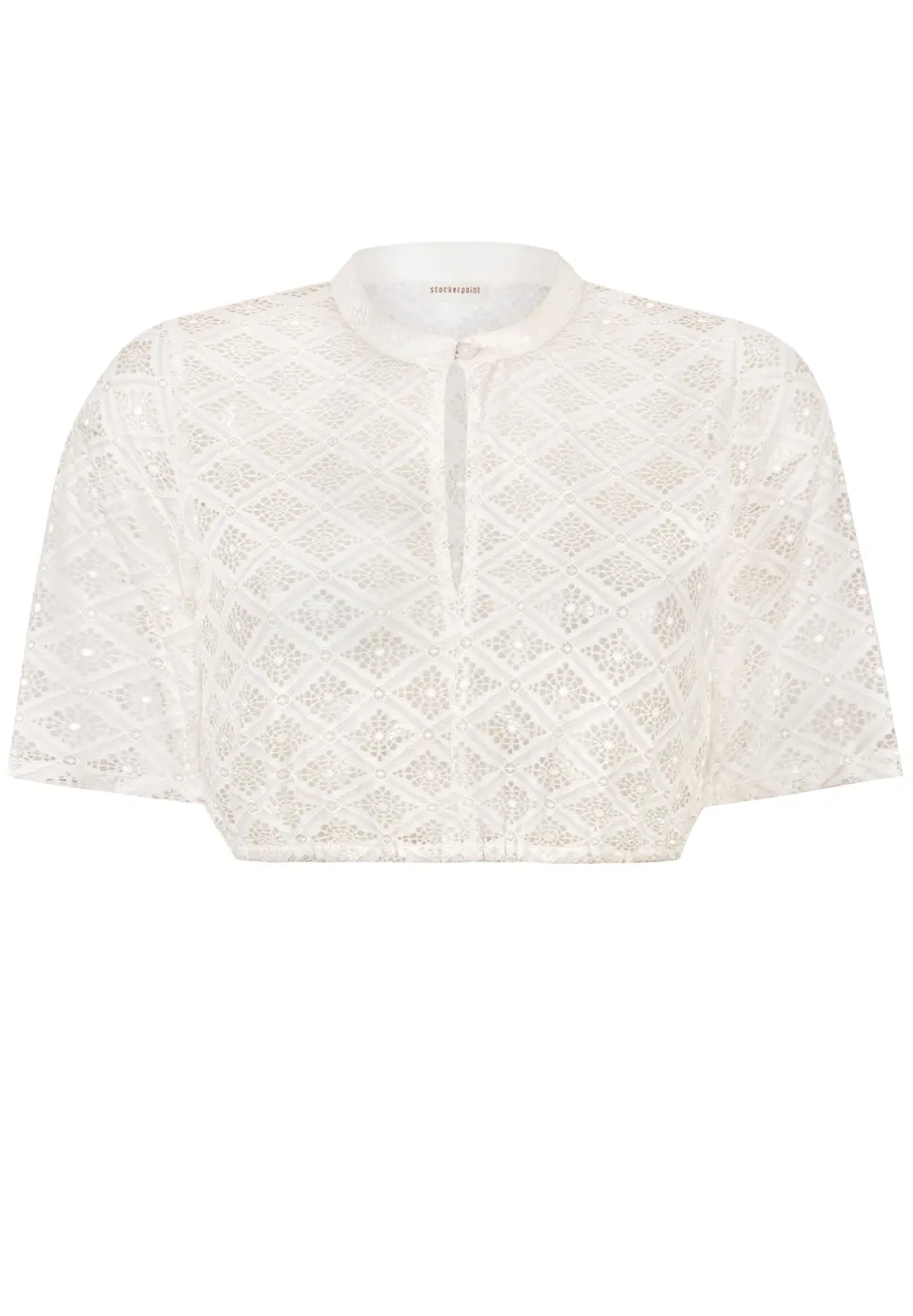 stockerpoint-dirndlbluse-laurene-damen-hochgeschlossen-kurzarm image 1